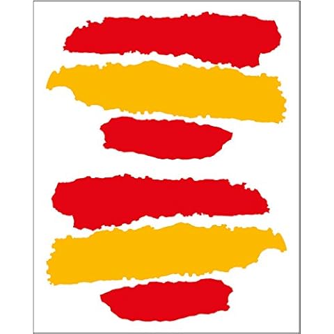 Artimagen Pegatina Bandera Trazos España Cover