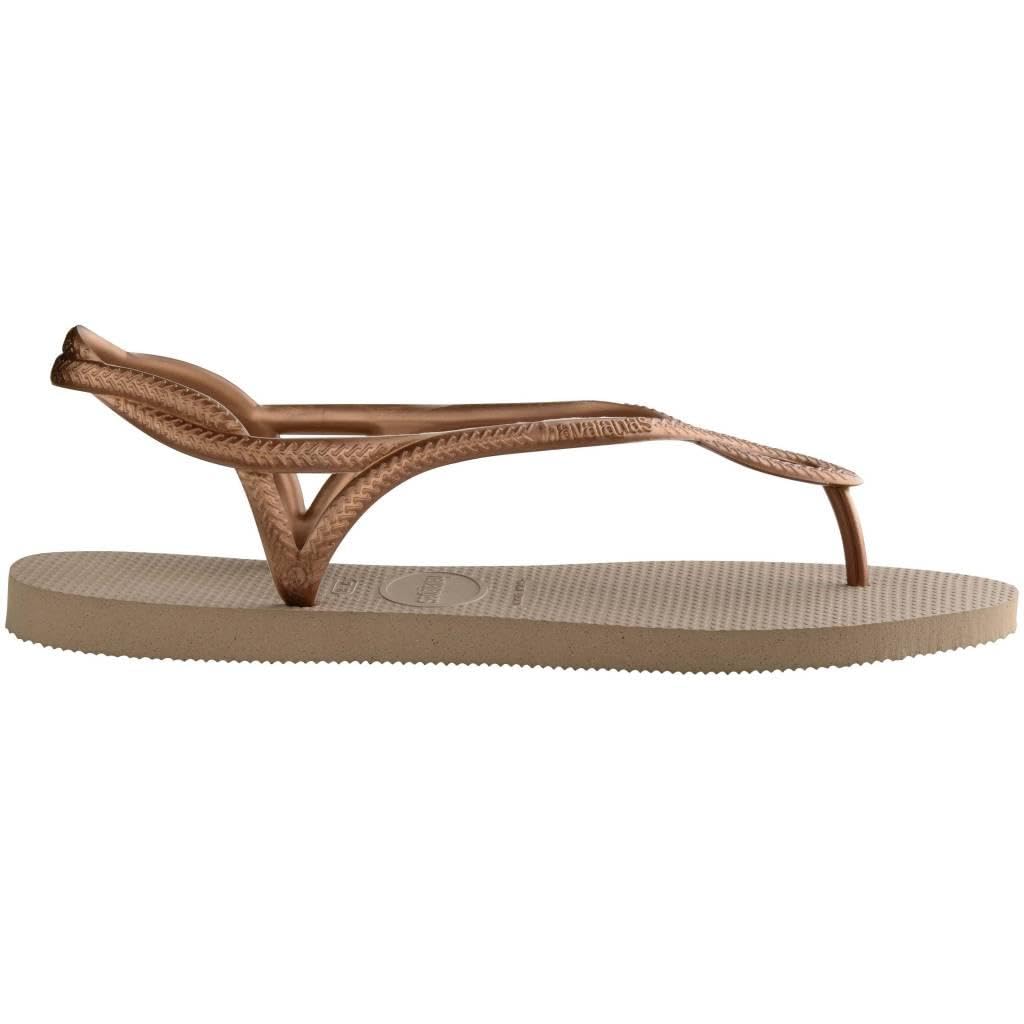 Havaianas Luna, Comfortable, Stylish, and Functional Sandals, Secure Ankle Fit, Braided Straps, and Non-Slip Sole, Women
