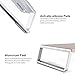 immagine 5WEYO Supporto per PC/TV/Laptop Monitor Universale, Ergonomico Portatile Stand per Notebook e Computer, Desktop Organizer di Legno e Alluminio da Scrivania - bambù