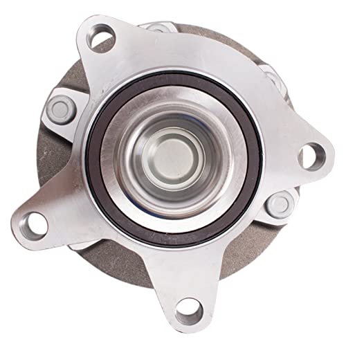 Image of TRQ 2 Piece Front Wheel Bearing & Hub Assembly Set Compatible with 2019-2022 Ford Ranger