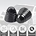 Couslcd Car Headlight Dust Covers 2PCS, 100mm 4'' Dustproof Sealing Vehicle Forward Light Cap, Silicone Auto Front Lamp Protector with Threaded Fastening, Universal for SUV, Truck, RV