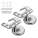 Charnière abattant WC fixation cuvette toilette universel, Charnière de rechange pour siège de toilette chromé résistant à la corrosion avec boulons et écrous