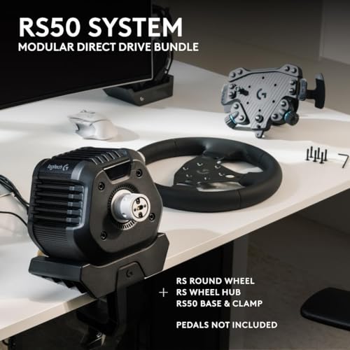 Image of Logitech G RS50 Racing Wheel & Hub System for XB /PC + Racing Adapter Bundle