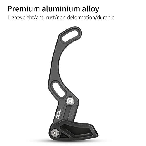 Keenso Deflektory łańcucha rowerowego ze stopu aluminium, ultralekkie narzędzie do prowadnicy łańcucha rowerowego do uchwytu dolnego akcesoria rowerowe