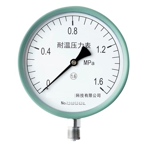 Manomètre YGW-150 haute température à cadran large 0-2.5MPa pour fluide chaud