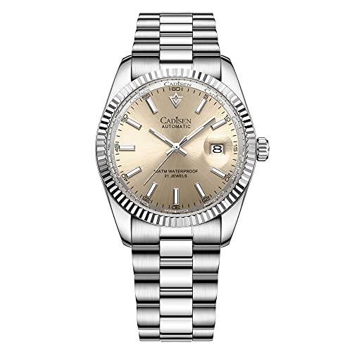 Montre mécanique automatique CADISEN 8214GOLD étanche 100m pour homme