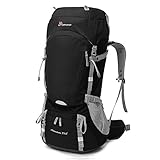 【ALUMINIUM CARRYING SYSTEM】Optimale Lastverteilung durch integrierten Alurahmen, Unterstützt die Packung und verteilt das Gewicht des Inhalts besser auf den Körper, indem ein großer Teil des Gewichts auf die Hüften und Beine übertragen wird.