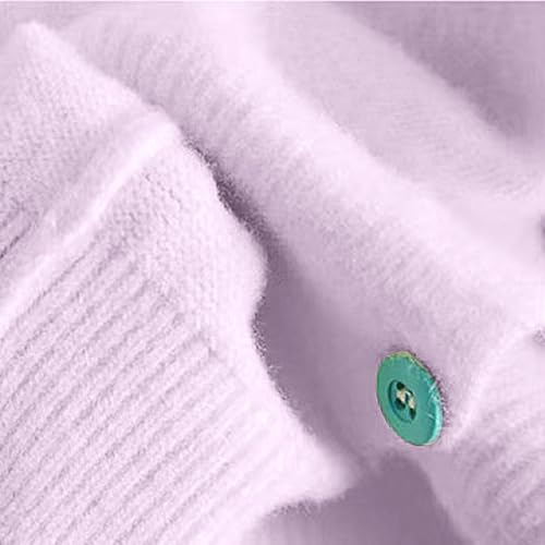 Girls Cardigan with Cute Colorful Button - Loose Long Sleeve Sweaters Cozy Soft Kids Knit Outerwear for 2-11 Years4