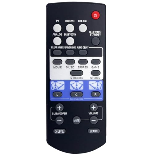 Amazon | FSR82 ZK77690 リモコン 交換用 ヤマハ テレビ サラウンド
