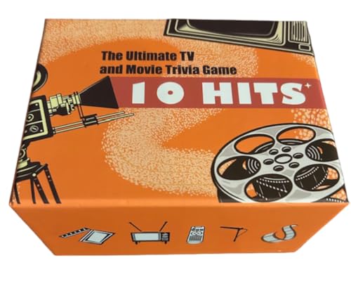 10 Hits TV & Movies Trivia Card Game