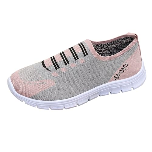Zapatillas de mujer sin cordones para caminar sin presión en el empeine