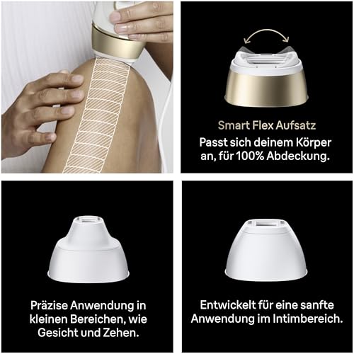 Braun IPL Geräte Haarentfernung Silk·expert Pro 5, PL5321, Weiß/Gold – Ansicht 5