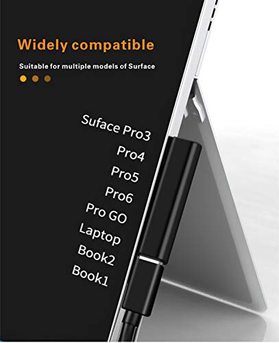 BOLS Type-c Female to Microsoft Surface Magnetic PD65W 15V/3A Fast Charging Adapter Compatible with Surface Pro 3/4/5/6 Pro GO Laptop Book 1/2