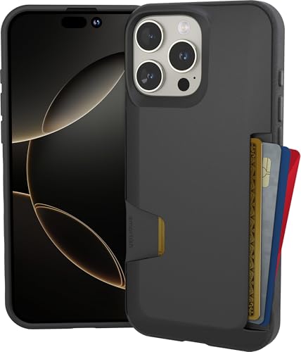 Ya en manzanajugosa.com: Smartish® Funda Tipo Cartera para iPhone 16 Pro MAX – Wallet Slayer Vol. 1 [Delgada + Protectora] Tarjetero – Funda con Ranura para Tarjetas Oculta, Probada contra caídas, Compatible con Apple iPhone