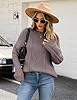 CiCiBird Women Fall Sweater Knit Crewneck Tops Fas... #3