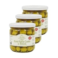 Liste des ingrédients : Olives Aglandau, eau, sel, fenouil en graines, arôme naturel de fenouil, acide citrique. Liste des allergènes : Mariage harmonieux entre la douceur des olives vertes et l'arôme subtil du fenouil. Sans gluten Sans lactose Sans ...
