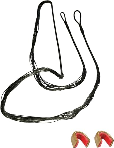 KESHES Dacron Bow String Replacement for Archery Recurve Traditional & Longbow Bows Bowstring – Sizes 12, 14, 16 Strands – Length Sizes 44-70 Inches, 2 Brass Nocks Included KESHES Dacron Bow String Replacement for Archery Recurve Traditional & Longbow Bows Bowstring – Sizes 12, 14, 16 Strands – Length Sizes 44-70 Inches, 2 Brass Nocks Included