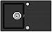 Produktbild LINDBERGH® Granitspüle"LUN11" Schwarz Einbauspüle Küchenspüle Spüle Spülbecken + DREHEXCENTER - Verbundstoffe MADE IN GERMANY