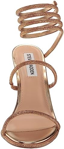 Steve Madden Women's Exotica Heeled Sandal, Bronze, 7 | Image 1