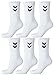 Hummel Lot de 6 paires de chaussettes de sport unisexes Blanc Tailles 41 à 45