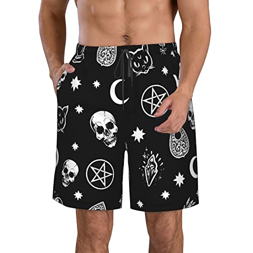 Amextrian Mens Quick Dry Swim Trunks with Mesh Lining, Summer Surf Long Beach Pants Board Shorts Bathing Suits - Image 3