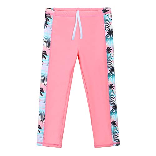Image of TFJH E Girls Two Piece Swimsuit Long Sleeve Rash Guard Ages 3-12 | UPF 50+ sun protection, breathable , lightweight long sleeve swimsuit, full coverage, pool beach vacation, water park
