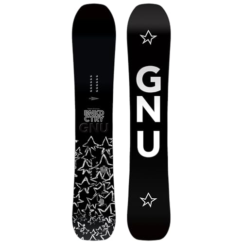 GNU Banked Country Mens Snowboard, 162