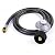 5 FT Pressure Propane Gas Hose with Regulator for Weber, Charbroil,Napoleon S85001 Most LP Gas Grill, Propane Fire Pit Table, Brinkmann, Heater QCC1/Type1 Hose with Regulator, 3/8" Female Flare Nut