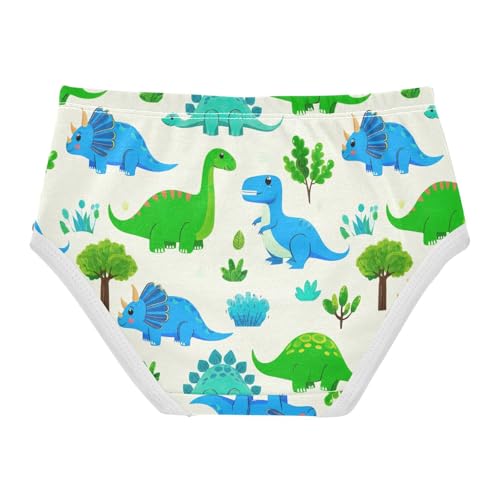 Joisal Cute Cartoon Dinosaurs Toddler Girls Underwear 2t Cotton Panties Little Girl Fancy Briefs Girls Undies2
