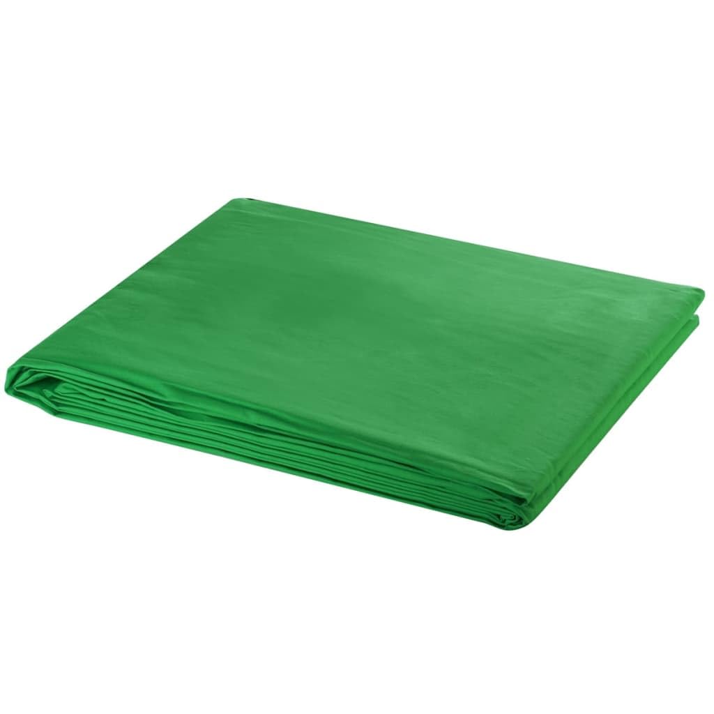 Sfondo fotografico in cotone, verde, 500 x 300 cm, per produzione di foto e video Chroma-Key