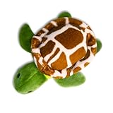 Snugarooz Baby Shelldon the Turtle 5 Inch Plush with Repair Patch - Soft & Durable Chew Toy for Dogs - Made from Recycled Materials - Perfect for Snuggles and Playtime