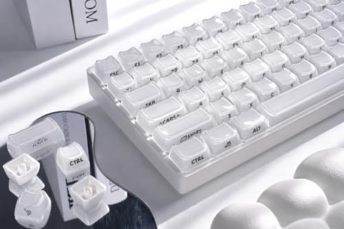 Image of ZORNHER ZH100 Foundation Mechanical Keyboard,98% Pink Creamy Keyboard with Number Pad,Full Size Gaming Keyboard Cute,Jelly MOA Profile Round Keycaps,Creamy Sounding Linear Switches,PC Gaming
