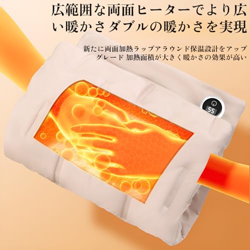 Caividom 湯たんぽ 無水式 充電式 USB ホットマット 多機能 大きめサイズ 保温ポケット型デザイン エコ 湯タンポ 蓄熱式 電気湯たんぽ 暖房器具 お腹周り 背中 指先 足元 防寒グッズ 冷え対策 電気毛布 足元ヒーター の商品画像 1