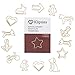 Produktbild KLIPSIES Mix (Design wählbar) 15 Deko Büroklammern Motiv Heftklammern 1x15 Stück Gold