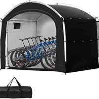 Bike Storage Shed Tent, Outdoor Portable Bicycle Storage Sheds mit 210D Oxford Fabric PU4000 Waterproof für 2/3/4/6/8 Bikes, Bike Covers Shelter für Motorrad, Gartengeräte, Spielzeug, Rasen groß