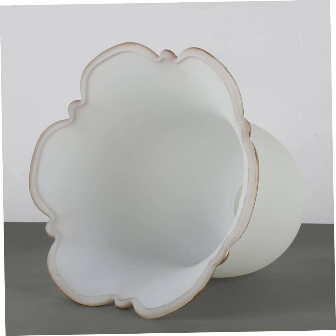 Lampenschirm Lampenschirme Für Lampensockel Ersatzglas Wandleuchtenschirme Ersatzglas Lampenschirm Lampenglas E27 Glasschirm Für Deckenpendelleuchte Tischleuchte Leuchte Licht Goldrand