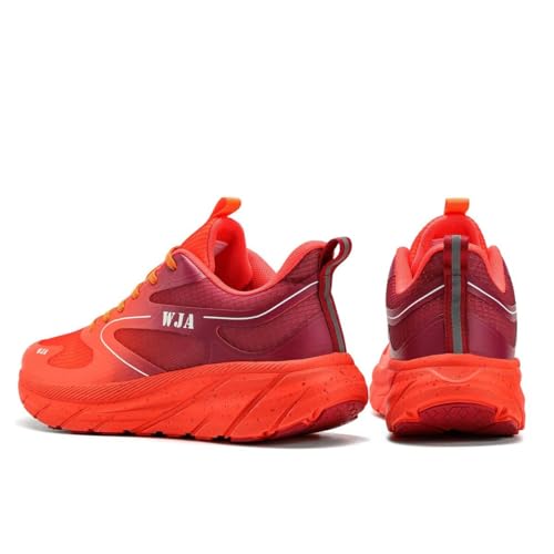 Image of WJA Men's Road-Running-Shoes Walking Fashion Athletic Sneakers Comfort Lightweight Working Gym Mesh Shoes.