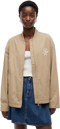 Tommy Hilfiger Blouson aviateur Femme coupe-vent et chaud pour la mi-saison