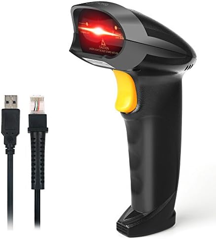 Handheld USB Barcode Scanner Wired 1D Bar Code Reader with USB Cable for Supermarket, Convenience Store, Warehouse Handheld USB Barcode Scanner Wired 1D Bar Code Reader with USB Cable for Supermarket, Convenience Store, Warehouse