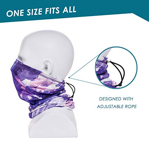 Neck Gaiter Face Mask Reusable, Cloth Face Masks Washable Bandana Face Mask, Sun Dust Protection Balaclava Face Cover Scarf Shield for Fishing Cycling - Thumbnail 7