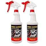 im Set kaufen und sparen ABACUS 2X 750 ml TYREX Chrome- Felgenreiniger - Felgenreiniger für Chromfelgen mit Farbindikator (7227)
