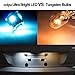 cciyu T10 License Plate Lights Festoon LED Bulbs 5-5050-SMD Super Bright:Ice Blue Interior Car Lights 194 168 W5W 175 2825 161 fit for License Plate Lights Light Bulb Pack of 20