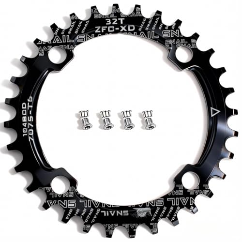 Plateau 104BCD 32T étroit large pour VTT et vélo de route 4 boulons