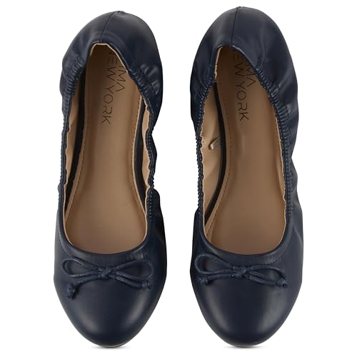 Women's Flats Round Toe Comfort Elastic Flats for Women2