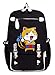 Produktbild WANHONGYUE YO-Kai Watch PuniPuni Spiel Cosplay Studenten Rucksack Canvas Backpack Schultaschen Daypack -5