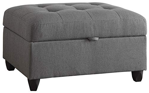 Coaster 500414-CO Stonenesse Storage Ottoman, In Gray