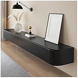 ✨ 【Design moderne Sécurité renforcée】Ce meuble TV apporte une touche élégante à n'importe quelle pièce. Les coins arrondis protègent également contre les chocs et en font le choix idéal et sûr pour les familles avec enfants ou animaux domestiques.