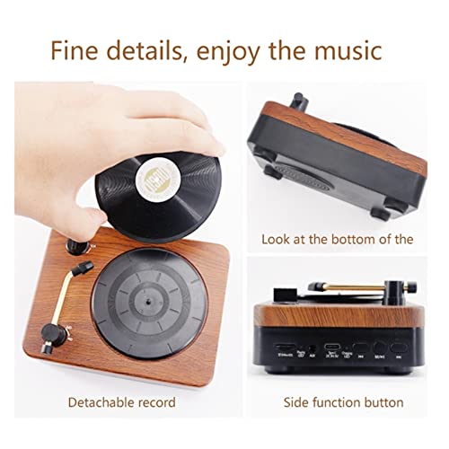 Tourne-Disque Vinyle Haut-Parleur Bluetooth sans Fil Style Tourne-Disque Subwoofer Support de Haut-Parleur Universel Portable TF - Les Beatles, Paul McCartney, John Lennon, RIngo Starr, George Harrison Tourne-Disque Vinyle Haut-Parleur Bluetooth sans Fil Style Tourne-Disque Subwoofer Support de Haut-Parleur Universel Portable TF – Image 3