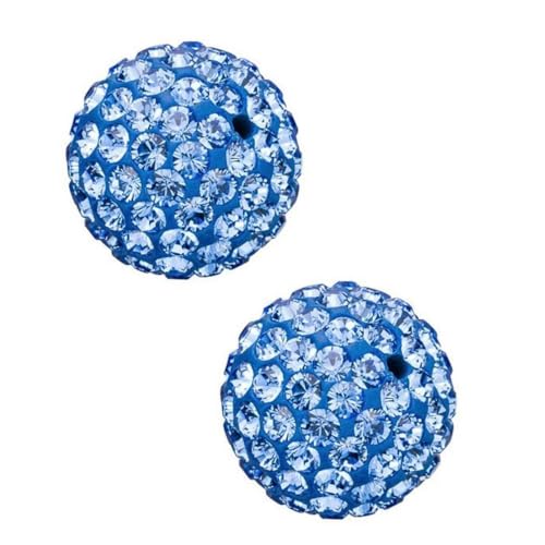 Perles Shamballa argile polymère Adabele bleu saphir pour cadeau fait main
