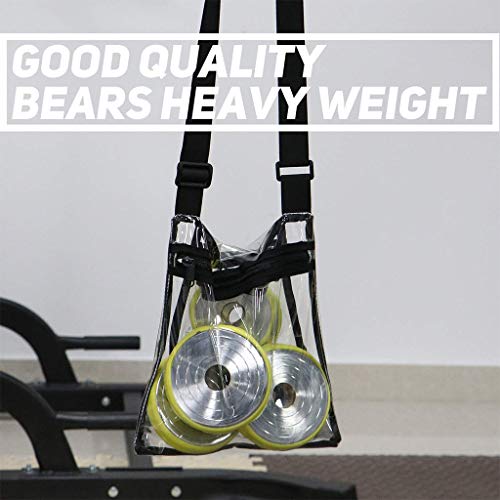 Fashion TPU Clear Body Messenger Bag Transparent Handbag for Men Women Outd2